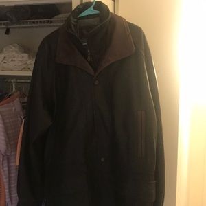 Genuine Leather Car Coat w/liner